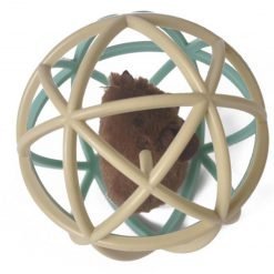 1Pc Funny Cat Ball Toy Lovely Mouse In Cage Cat Interactive Toy Cat Squeaky Toy Pet Interactive Educational Toys Supplies-knewpets