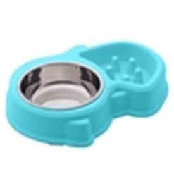 Stainless Steel Dog Bowl Travel Pet Dry Food Bowls For Cats Dogs Outdoor Drinking Water Fountain Pet Dog Dish Feeder-knewpets