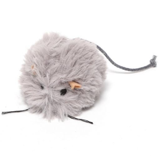 1pc Cat Toy Creative Wind Up Mouse Shape Plush Funny Cat Play Toy Pet Interactive Toys Pet Supplies Cat Favors-knewpets