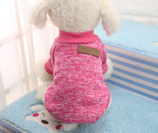 Winter Pet Clothes For Small Dogs Puppy Soft Pet Dog Sweater Clothing For Dog Chihuahua Clothes Classic Pet Warm Wool Costume-knewpets