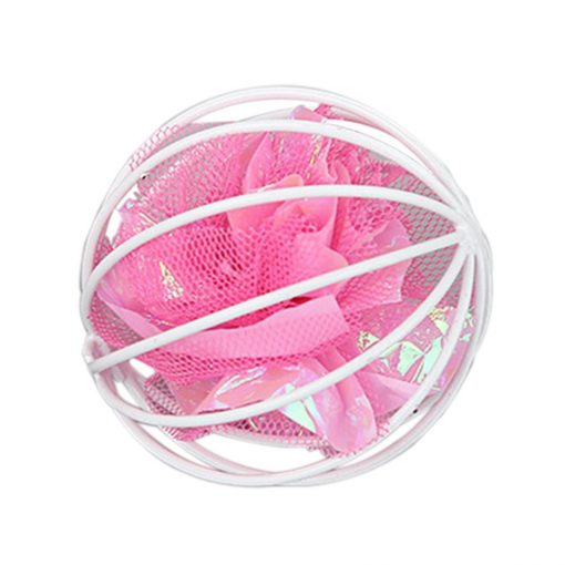 1Pc Funny Candy Color Cat Ball Toy Interactive Crinkle Ball In Cage Cat Play Ball Cat Teaser Cat Ball Toy Pet Supplies-knewpets