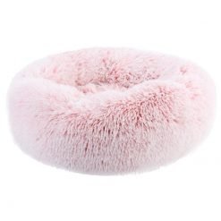 Creative Soft Warm Plush Pet Bed Nest Non-Slip Round Pet Sleeping Bed Cat Bed For Dog Cats Pet Supplies-knewpets