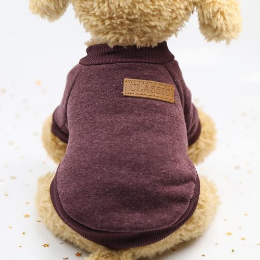 Winter Pet Clothes For Small Dogs Puppy Soft Pet Dog Sweater Clothing For Dog Chihuahua Clothes Classic Pet Warm Wool Costume-knewpets