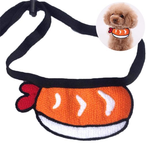 Cartoon Pet Bandana Bibs Scarf Collar Adjustable Pet Cute Heart Neckerchief Scarf Waterproof Saliva Towel Clothing Accessories-knewpets